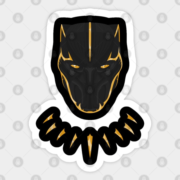 Black Panther - T'Chaka Sticker by AlternateRealiTEE